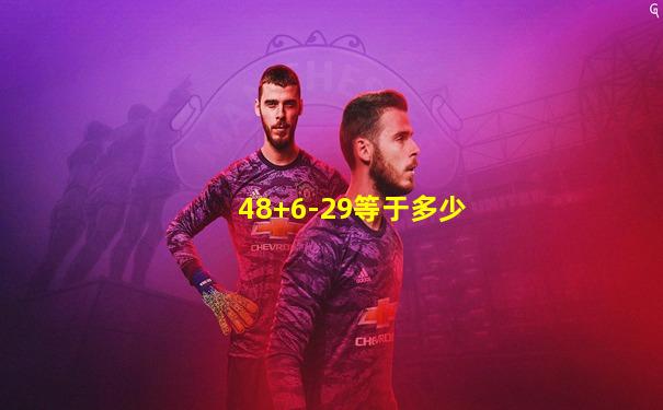 48+6-29等于多少