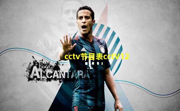 cctv节目表cctV12