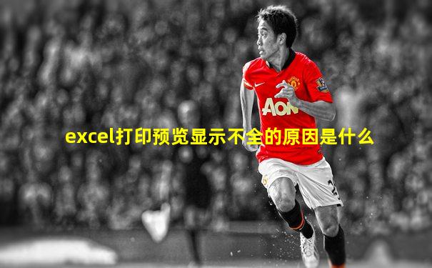excel打印预览显示不全的原因是什么