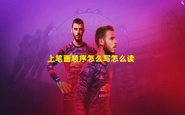 上笔画顺序怎么写怎么读