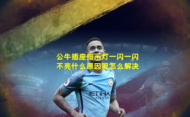 公牛插座指示灯一闪一闪不亮什么原因呢怎么解决