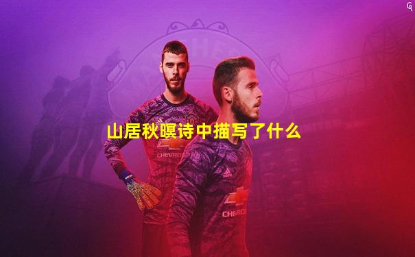 山居秋暝诗中描写了什么
