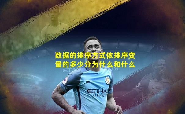 数据的排序方式依排序变量的多少分为什么和什么