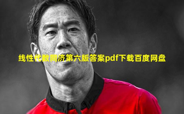 线性代数同济第六版答案pdf下载百度网盘